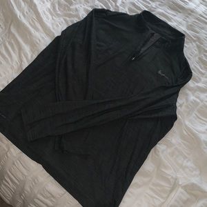 Black Nike Running 1/4 Zip Pullover